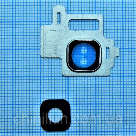 Скло камери для Samsung S8/G950 з рамкою Grey, фото 1