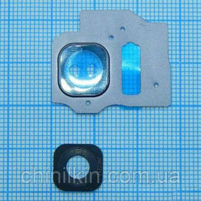 Скло камери для Samsung S8 Plus/G955 з рамкою Grey, фото 1