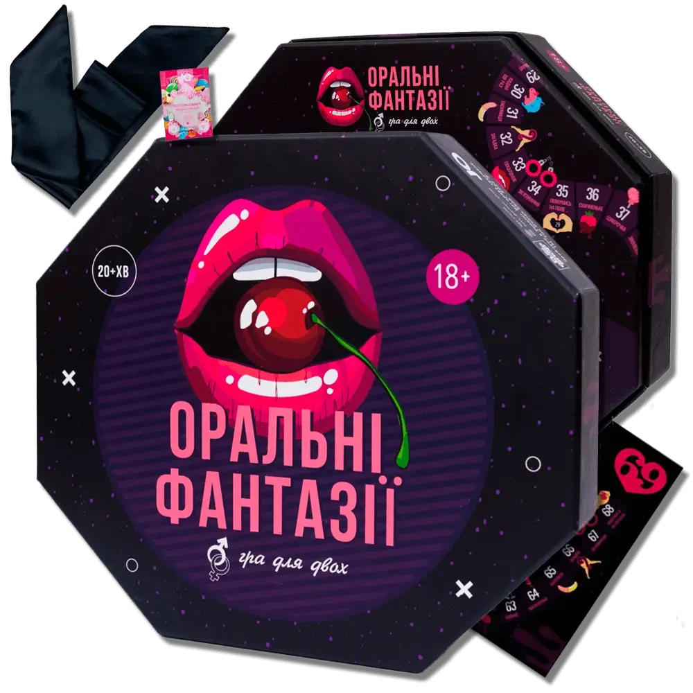 Настільна гра для пари "Оральні фантазії" (Укр.) Fun Games Shop