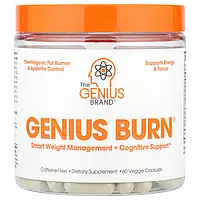 The Genius Brand, Genius Burn, без кофеїну, 60 рослинних капсул оригінал