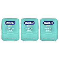 Oral-B, Glide, Pro Health, зубна нитка Comfort Plus, м'ятний смак, 3 шт. в пакованні, 40 м (43,7 ярда) оригінал