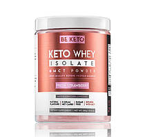 BeKeto KETO Whey Fresh Strawber + MCT / Ізолят сироваткового протеїну з МСТ свіжа полуниця 300 г