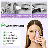 Підігрівна бігудка для вій TOUCHBeauty зі світлодіодним дисплеєм, електрична бігудка для вій, що перезаряджається, 3 режими, фото 4