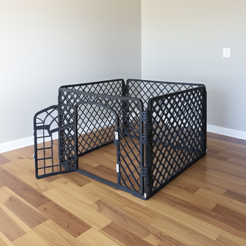 Манеж для тварин 90x90x60 см 15743, фото 1