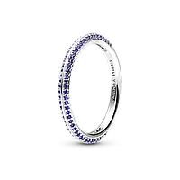 Срібна каблучка із синім паве Pandora ME 199679C03 17.8 мм