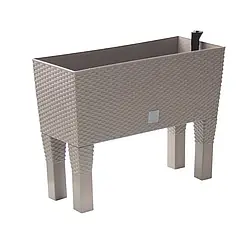 Горщик для квітів пластиковий Prosperplast Рато на ніжках 60*46см мокко DRTC600H-7529U