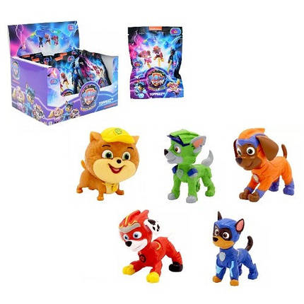 Герої Фігурка на олівець PAWM2205 Щенячий патруль мікс видів кул. (сюрприз) 24шт. в диспл, фото 1