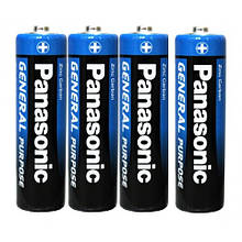 Батарейка PANASONIC GENERAL Purpose AAA/R03 (S4) (4/60/1200)