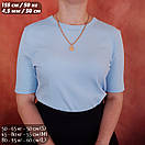 Жіноча позолочена срібний цепочка Бісмарк з підвіскою Богородиця освячена 50 см, фото 8