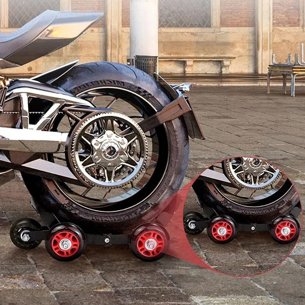 Маневрена платформа для мотоцикла, мопеда з високовуглецевої сталі, фото 1