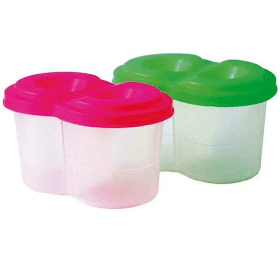 Склянка-непроливайка подвійна пластикова "КіП", фото 1