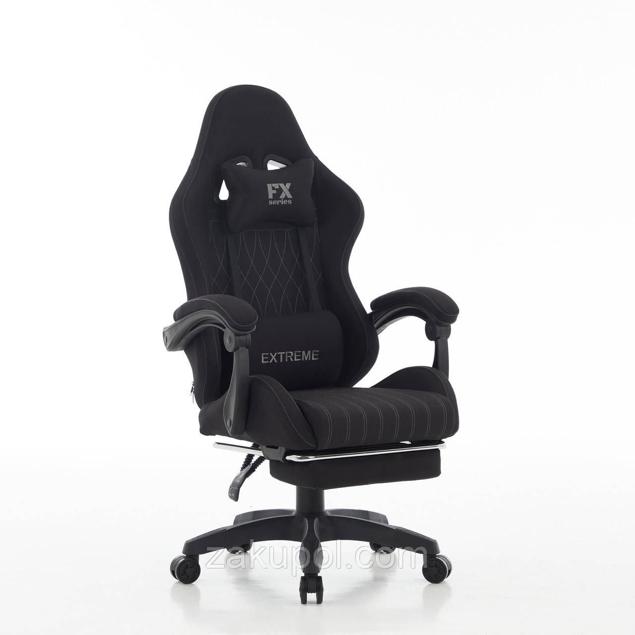 Комп'ютерне крісло із тканини EXTREME FX Чорний