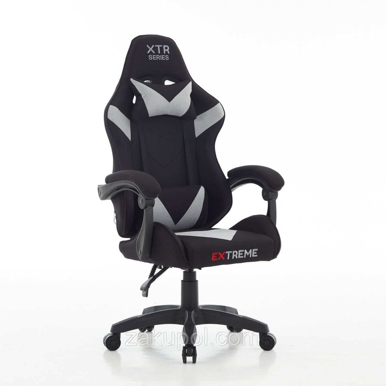 Комп'ютерне крісло із тканини EXTREME XTR Чорно-сірий