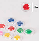 Стікер для творчості "Santi" "Оченята" самоклеючі кольорові d-10мм, 50шт/уп /954641/, фото 2