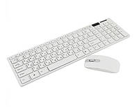 Набір клавіатура та миша для комп'ютера UKC k06 з адаптером, Миша бездротова та бездротова клавіатура гарна