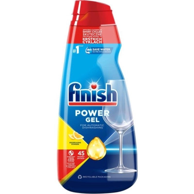 Гель для миття посуду в посудомийці Finish Power Gel Лимон 900 мл (5908252000029)