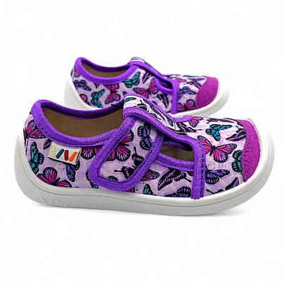 Дитячі текстильні тапочки (бирфути) для дівчинки Weestep 31р 32р