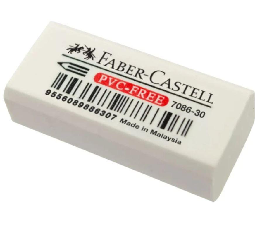 Гумка вінілова біла "Faber-Castell", фото 1