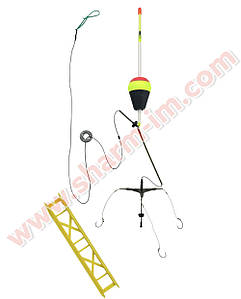 Оснастка на толстолоба Silver Carp с поплавком на 3 крючка