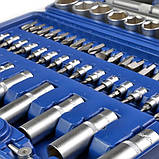 Комплект інструментів Rainberg RB-006 у кейсі 108 предметів, фото 2