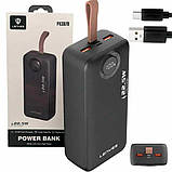 Power Bank LENYES PX387D зовнішній акумулятор 30000 мА·год компактний, фото 4