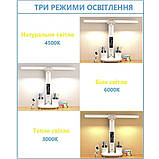 Світлодіодна лампа AND HA-140 настільна акумуляторна з органайзером, фото 3