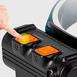 Ліхтар налобний BL-W690-2 із сенсорним увімкненням і зарядкою Type-C, фото 7