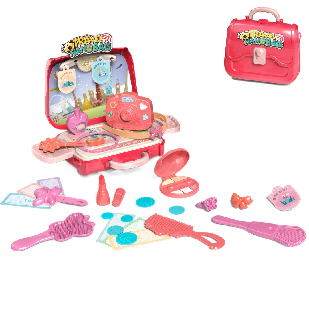 Ігровий косметичний набір Travel Out із сумочкою для дівчаток, фото 1