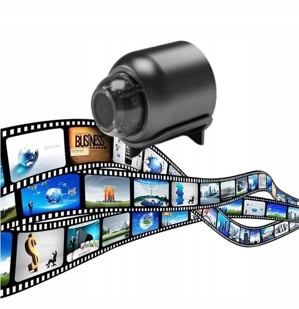 Бездротова Wi-Fi IP-камера X5, 160° кут огляду, нічне бачення, датчик руху, чорна, фото 1