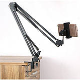 Тримач настільний для телефонів 3,5-10,6 дюймів із поворотом 360° Cantilever Support, фото 4