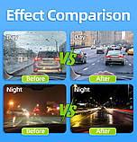 Рідина антидощ для автомобільного скла зі щіткою для видалення бруду та жиру, фото 10