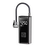 Компресор портативний з LED-дисплеєм, Power Bank і ліхтариком 6000 мА·год для шин, фото 9