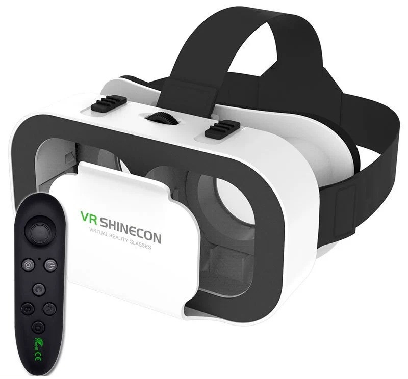 Окуляри віртуальні 3D з пультом для ігор і відео SHINECON SC-G05a, фото 1