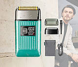 Електробритва з тримером і двома насадками водостійка VGR V-357, фото 3