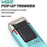 Електробритва з тримером і двома насадками водостійка VGR V-357, фото 2