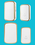 Дзвінок дверний бездротовий комплект із приймачем і 38 мелодіями, фото 6
