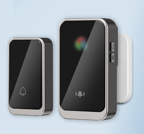 Дзвінок дверний бездротовий з 38 мелодіями та живленням від мережі, фото 1