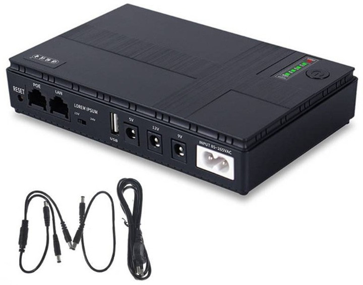 Джерело живлення UPS універсальне DC1018P безперебійник 10400 мА·год, фото 1