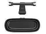Органайзер на підголівник автомобіля PH35 з дзеркалом і полицею, складаний тримач, чорно-сірий, фото 6