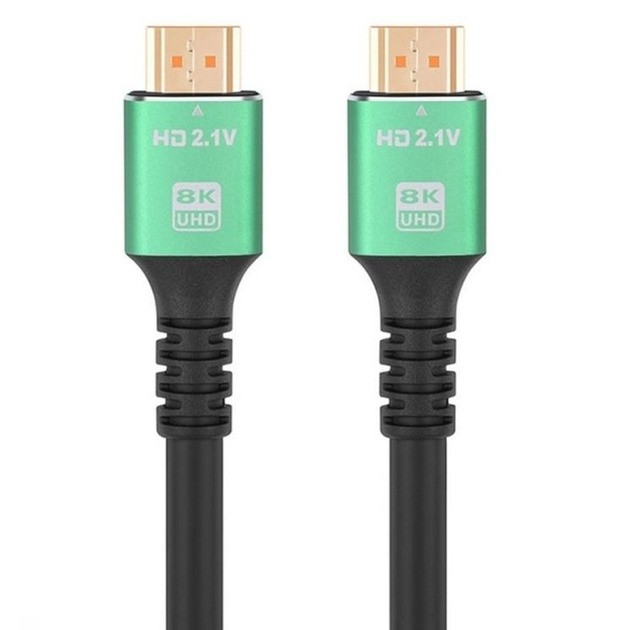 Кабель HDMI HD2.1V Premium 1.5 м 8K, версія 2.1, 48 Гбіт/с, підтримка 4K 120 Гц і 8K 60 Гц, фото 1