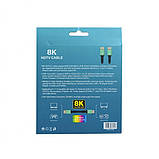 Кабель HDMI HD2.1V Premium 1.5 м 8K, версія 2.1, 48 Гбіт/с, підтримка 4K 120 Гц і 8K 60 Гц, фото 8