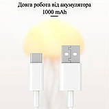 Нічник-світильник Медуза NTL-5B з RGB-підсвіткою, рухомі щупальця, LED, USB-зарядка, білий, фото 7