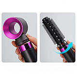 Фен-щітка HAIRE DRYER 6 в 1 HA61 з насадками, іонізацією і захистом від перегрівання, 1300 Вт, фото 3