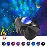 Проєктор зоряного неба Dream Aurora Star Lights, чорний, нічник для дитячої, фото 7