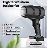 Акумуляторний вентилятор-повітряна піч для багаття 1014, портативний, фото 6