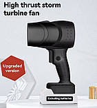 Акумуляторний вентилятор-повітряна піч для багаття 1014, портативний, фото 8