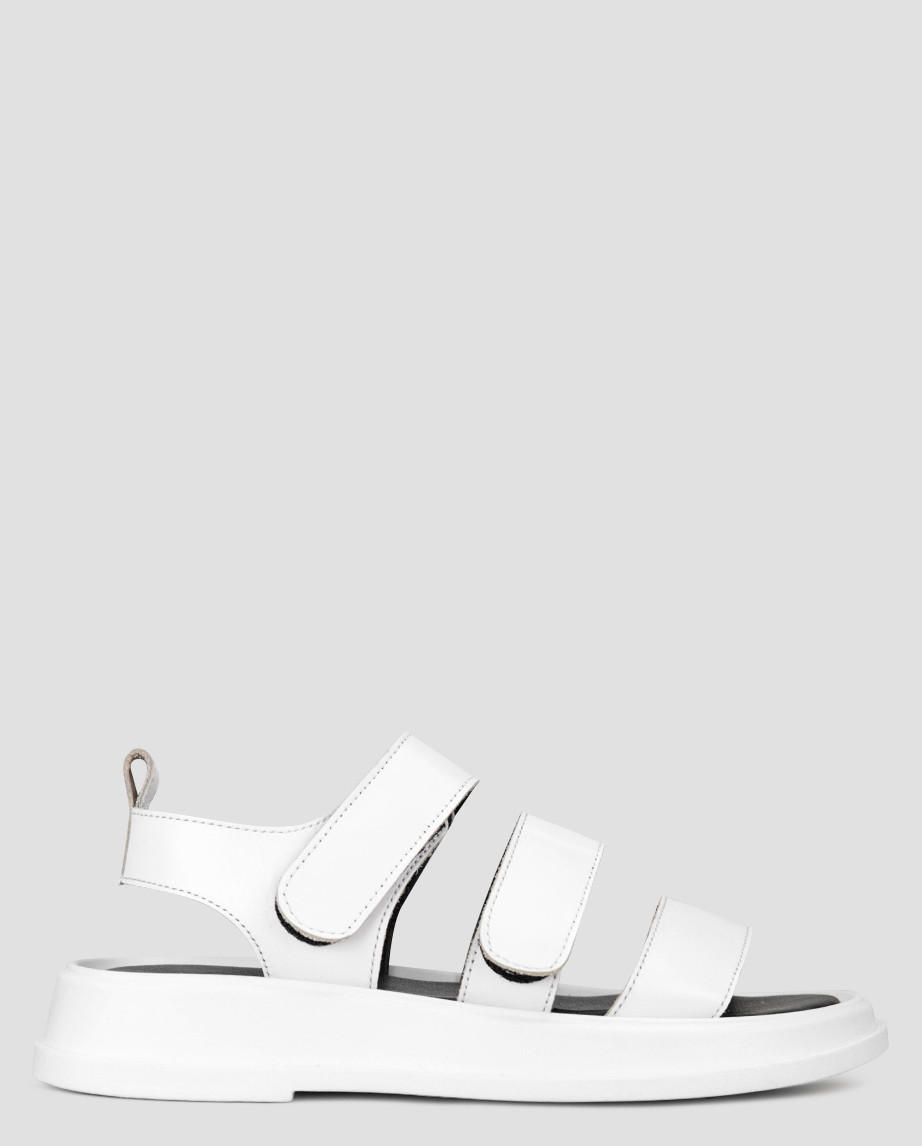 Босоніжки жіночі білі натуральна шкіра Україна Viscala — розмір 36 (23,5 см) (модель: Vis23212KWHT), фото 1