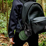 Складана силіконова пляшка 550 мл, спортивна, портативна, багаторазова, Collapse, фото 4