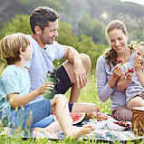 Складана силіконова пляшка 550 мл, спортивна, портативна, багаторазова, Collapse, фото 6