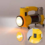 Автокомпресор Air Compressor 12V/220V з цифровим манометром, живлення від прикурювача, фото 3